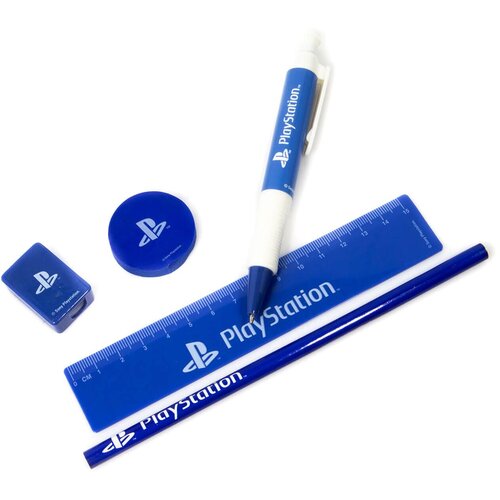 Pyramid International PYRAMID PLAYSTATION (CLASSIC WHITE &amp;amp; BLUE) PISARNI&amp;Scaron;KI SET Slike