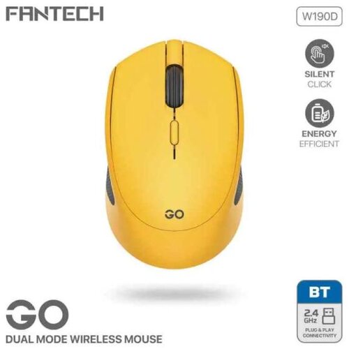 Fantech Kancelarijski Wireless mis W190 zuti Cene