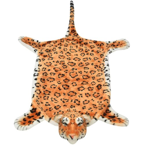  Tepih Leopard od Pli&amp;scaron;a 139 cm Smeđi Slike