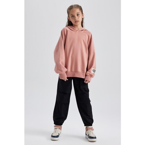 Defacto Girls' Parachute Cotton Trousers Slike