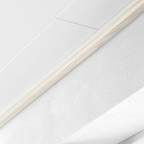 LOGOCLIC Zaključna letvica beli jesen (Do x Š x V: 260 cm x 36 mm x 16 mm, MDF) Cene