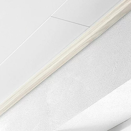 LOGOCLIC Završna stropna lajsna Jasen bijeli (2,6 m x 36 mm x 16 mm)