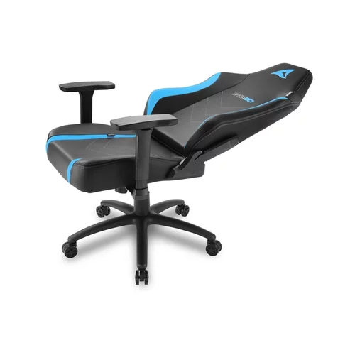 Sharkoon Gamer stol - Skiller SGS20 Black/Blue (nastavljiva višina; nastavljiv naslon za roke; blago; jekleno podnožje; do 120 kg)
