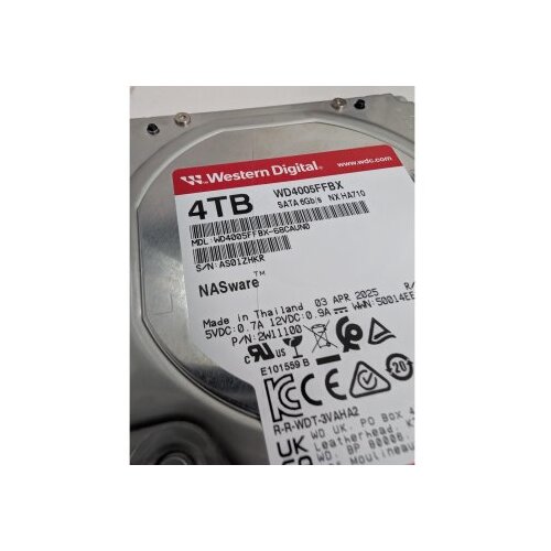 Western Digital 4TB Red Pro 3.5'' SATA CMR WD4005FFBX OUTLET Cene