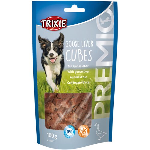 Trixie Pribolj&amp;scaron;ek Premio Goose Liver cubes 100 g Slike