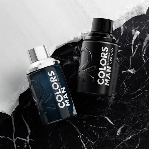 Benetton Colors de Man Black Intenso toaletna voda za mo&amp;scaron;ke 200 ml Slike