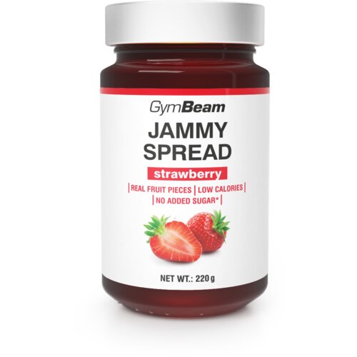 GymBeam jammy spread 220 g jagoda Slike