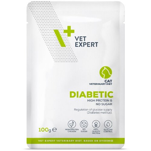 VetExpert veterinarska dijeta za mačke - Diabetic 12x100g Cene