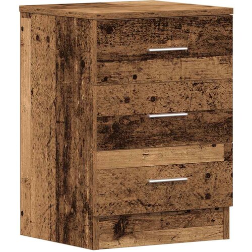 vidaXL Nočna omarica Old Wood 38x35x55 cm Inženirski les, (21828838) Cene