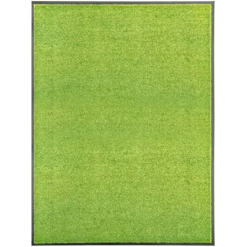 vidaXL Pralni predpražnik zelen 90x120 cm, (20768434)