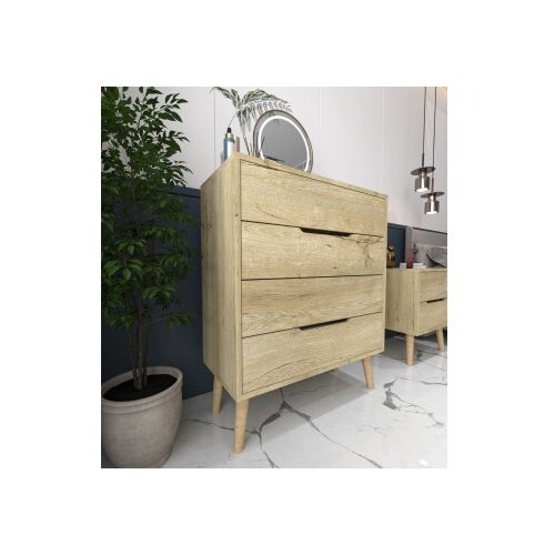 Hanah home komoda s ladicama, krem Cijene