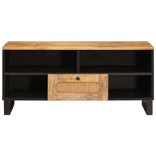  ormar s ladicama Smeđa 100 x 33 5 x 46 cm Čvrsto drvo manga Slike