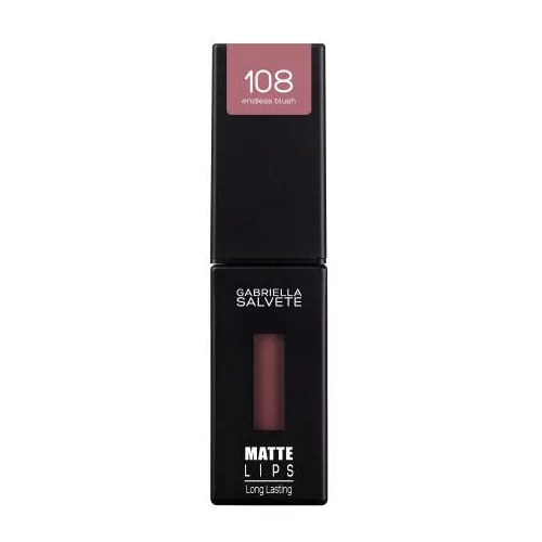 Gabriella Salvete Matte Lips dolgoobstojna tekoča šminka z mat učinkom odtenek 108 Endless Blush 4,5 ml