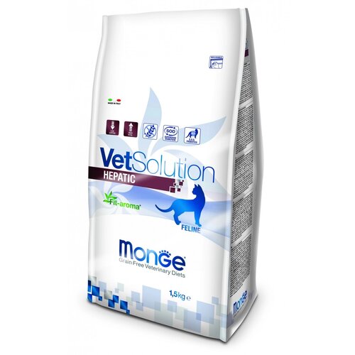 Monge vetsolution - veterinarska dijeta za mačke - hepatic 1.5kg Slike