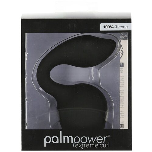 Palm Power Nastavek za masažni vibrator - Extreme Curl, črn Slike