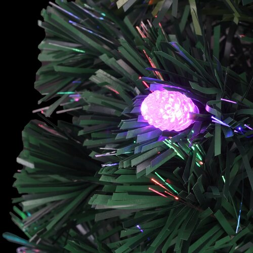  Osvijetljeno božićno drvce sa stalkom i LED 120 cm optička vlakna Slike