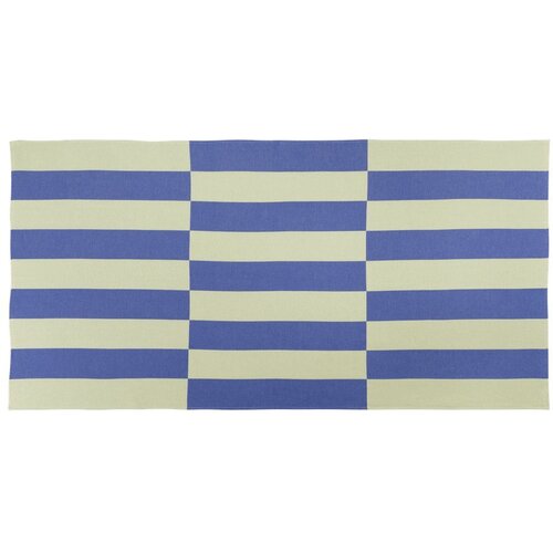 noo.ma Svetlo rumena/modra bombažna brisača za na plažo 100x160 cm Su &ndash; Cene