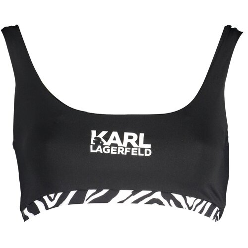 KARL LAGERFELD BEACHWEAR SWIMSUIT TOP WOMEN BLACK Cene