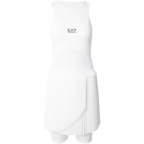 Ea7 Emporio Armani Sportska haljina crna / bijela
