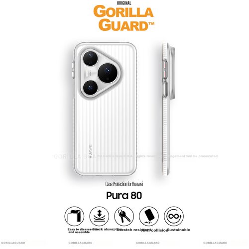  Xingqiuweishi Maska za mobilni telefon Huawei Pura 80, Bela Slike