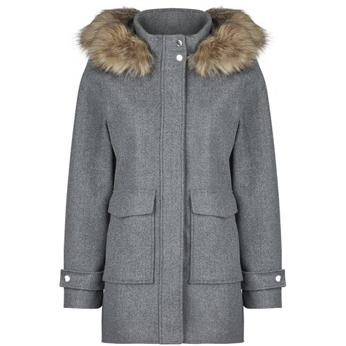 Only Pla&amp;scaron;či ONLBLAKE FUR HOOD PARKA COAT Siva Slike