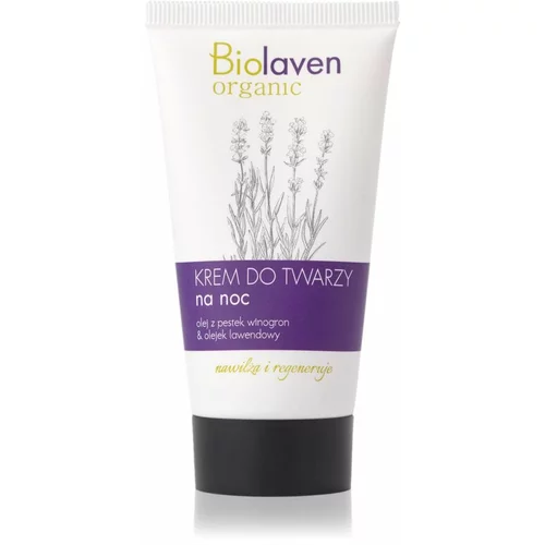 Biolaven organic nighttime face cream