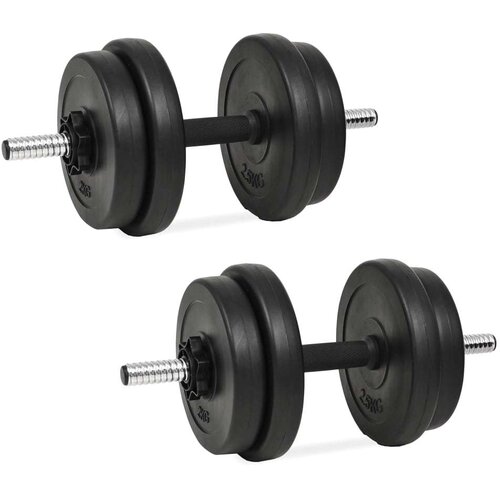 vidaXL 18 delni komplet uteži 40 kg iz litega železa Cene