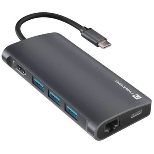 Natec fowler 2 v2, usb type-c 8-in-1 multi-port adapter ( NMP-2162 ) Cene