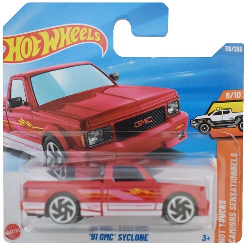 Mattel Hot Wheels: 91 GMC Syclone crveni mali automobil 1/64 - Cijene