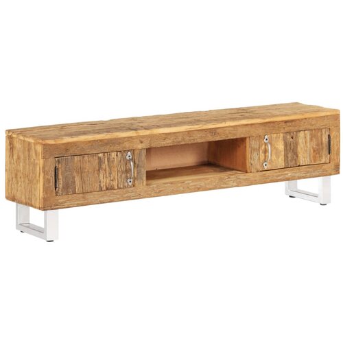 The Living Store TV stojalo iz trdnega predelanega odsluženega lesa 140x30x40 cm - TV Stojalo, (21508427) Cene