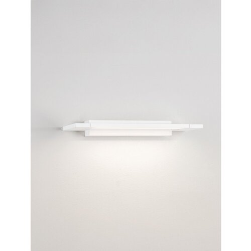 Nova Luce Mat bela aluminijasta LED stenska svetilka Livo &amp;ndash; Slike