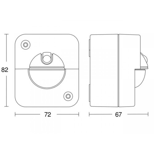 Steinel 66048 - spoljni infracrveni senzor ir 180 ap 180&amp;deg; IP54, beo Slike
