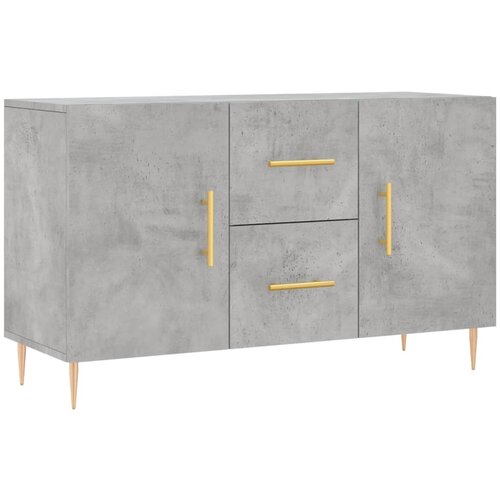 Maison Chic Komoda - Predalnik betonsko siva 100x36x60 cm inženirski les, (21721586) Slike