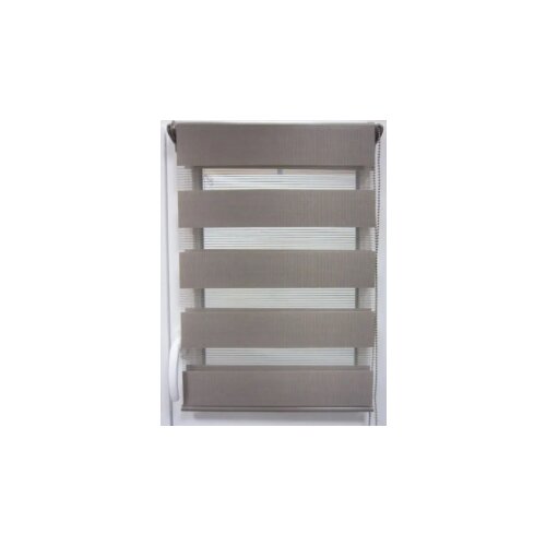 zavesa rolo zebra 120x250 cm tamno siva Slike