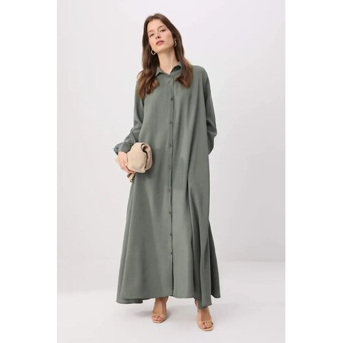 Trendyol Modest Trendyol ženska haljina Tctss26Eb00198, maslinasta Slike