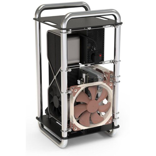 STREACOM DA6 Vertical Open Frame ITX Case Slike