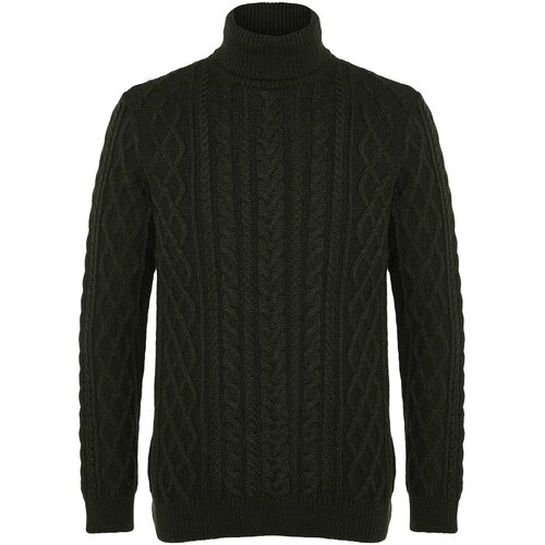 Trendyol Sweater - Khaki - Slim fit Slike