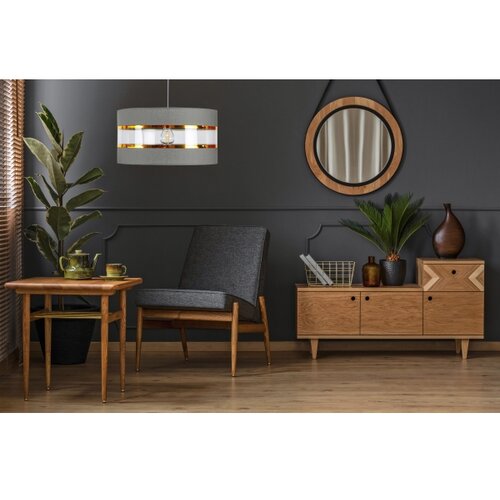  Luster na sajli LIND 1xE27/60W/230V siv Slike