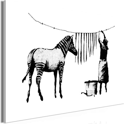  Slika - Banksy: Washing Zebra (1 Part) Wide 120x80 Cijene