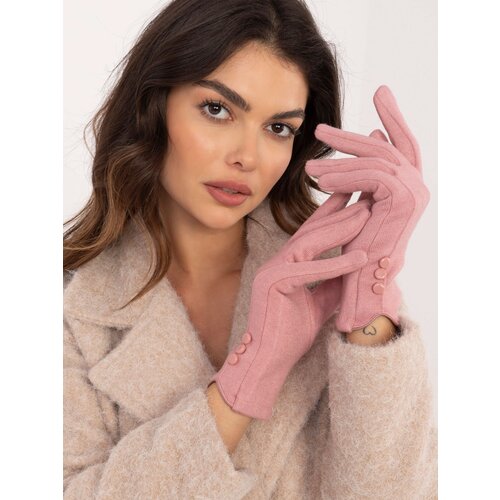 Wool Fashion Italia Gloves-AT-RK-239503.31-light pink Cene