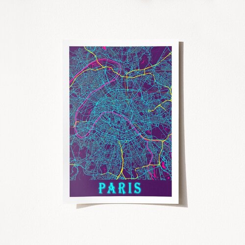 Wallity Poster Paris-2059, 50x70 cm Cene