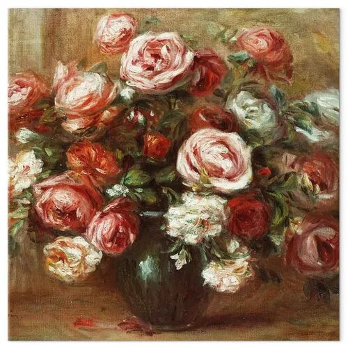  Slika - Pierre-Auguste Renoir – Still Life with Roses 80x80 Standard Cene