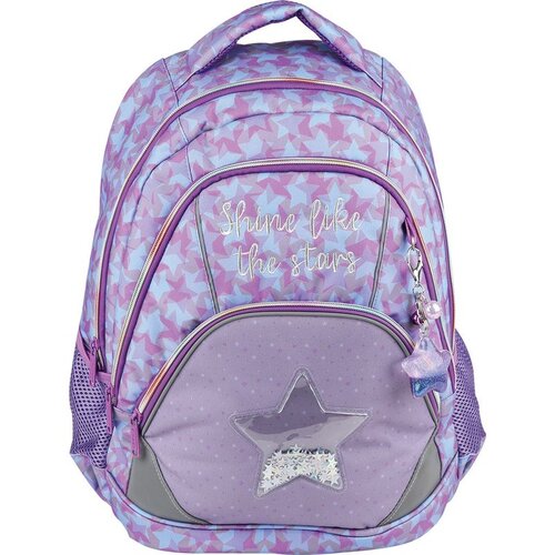 STREET Ergonomski &amp;scaron;kolski ruksak Glitter Star 41x31x17,5 cm Slike