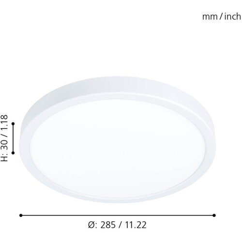 Eglo 99259 - led prigu&amp;scaron;iva plafonska svetiljka fueva 5 LED/20W/230V Slike