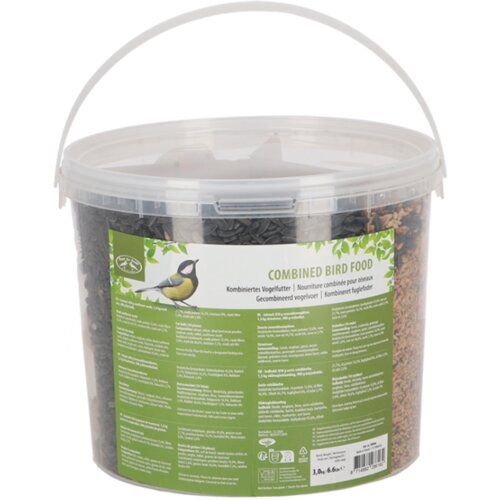 Esschert Design Me&scaron;ana hrana za ptice v vedru - 3 kg Cene