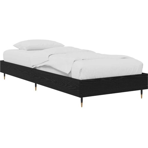  Okvir za krevet Crni hrast 80 x 200 cm Konstruirano drvo - Crni hrast Cijene