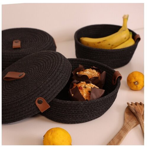 Aberto Design set pamučnih korpi 3 komada JUT02002108D Slike