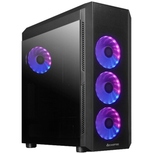 Chieftec Scorpion 4 Case4x120mm A-RGB fan, VGA 349mmCPU 166mm, Radiator 280mm, mATX, ATX Cijene