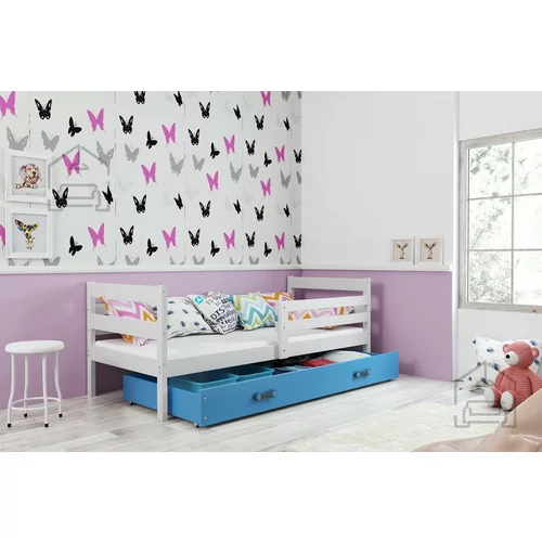 BMS Group Otroška postelja Eryk - 90x200 cm - bela/modra