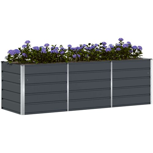  Sadilica Antracit 240 x 80 x 75 cm Čelik Slike